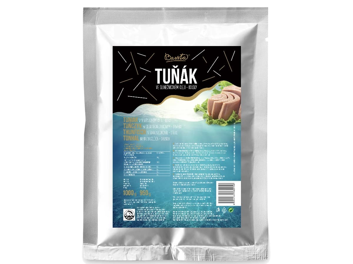 Tuňák ve slunečnicovém oleji 1000g