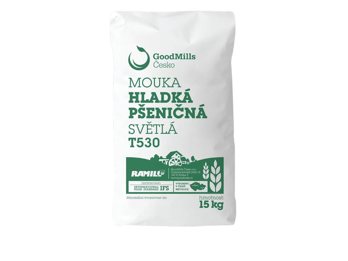 Pšeničná mouka hladká světlá 530 15kg