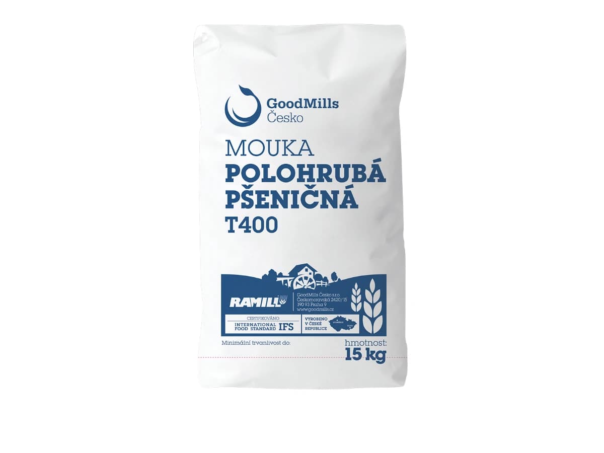 Pšeničná mouka polohrubá 15kg