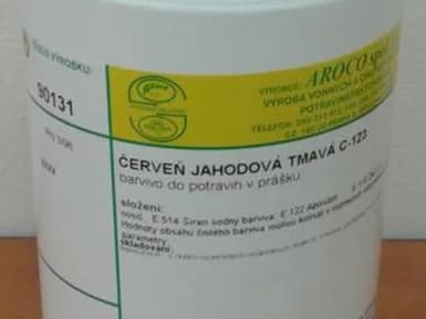 Červeň jahodová tmavá 1kg