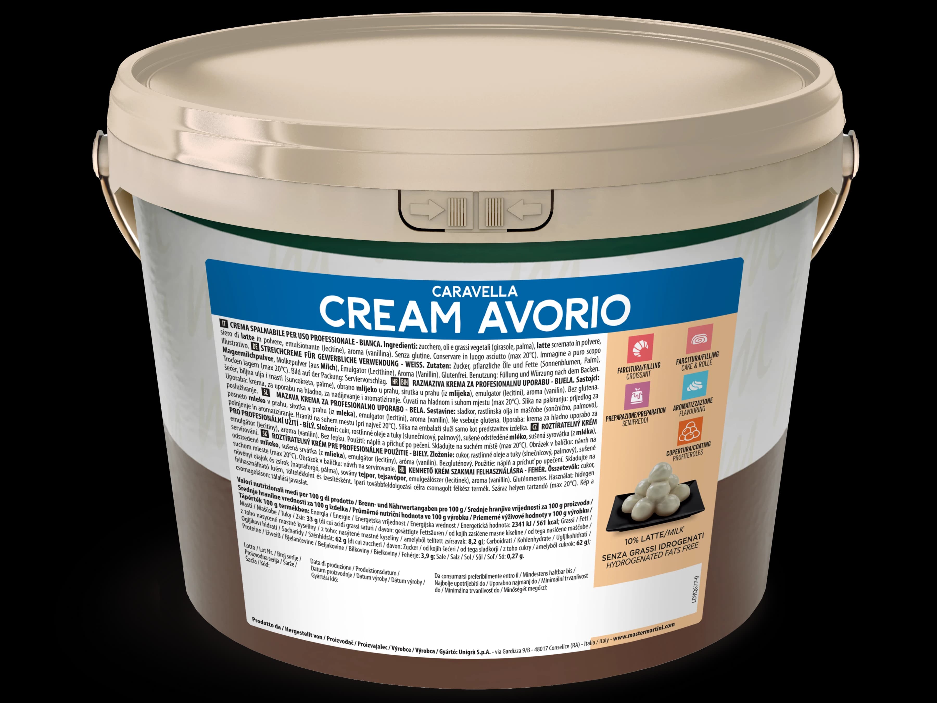 Caravella white cream (cream avorio) 13kg