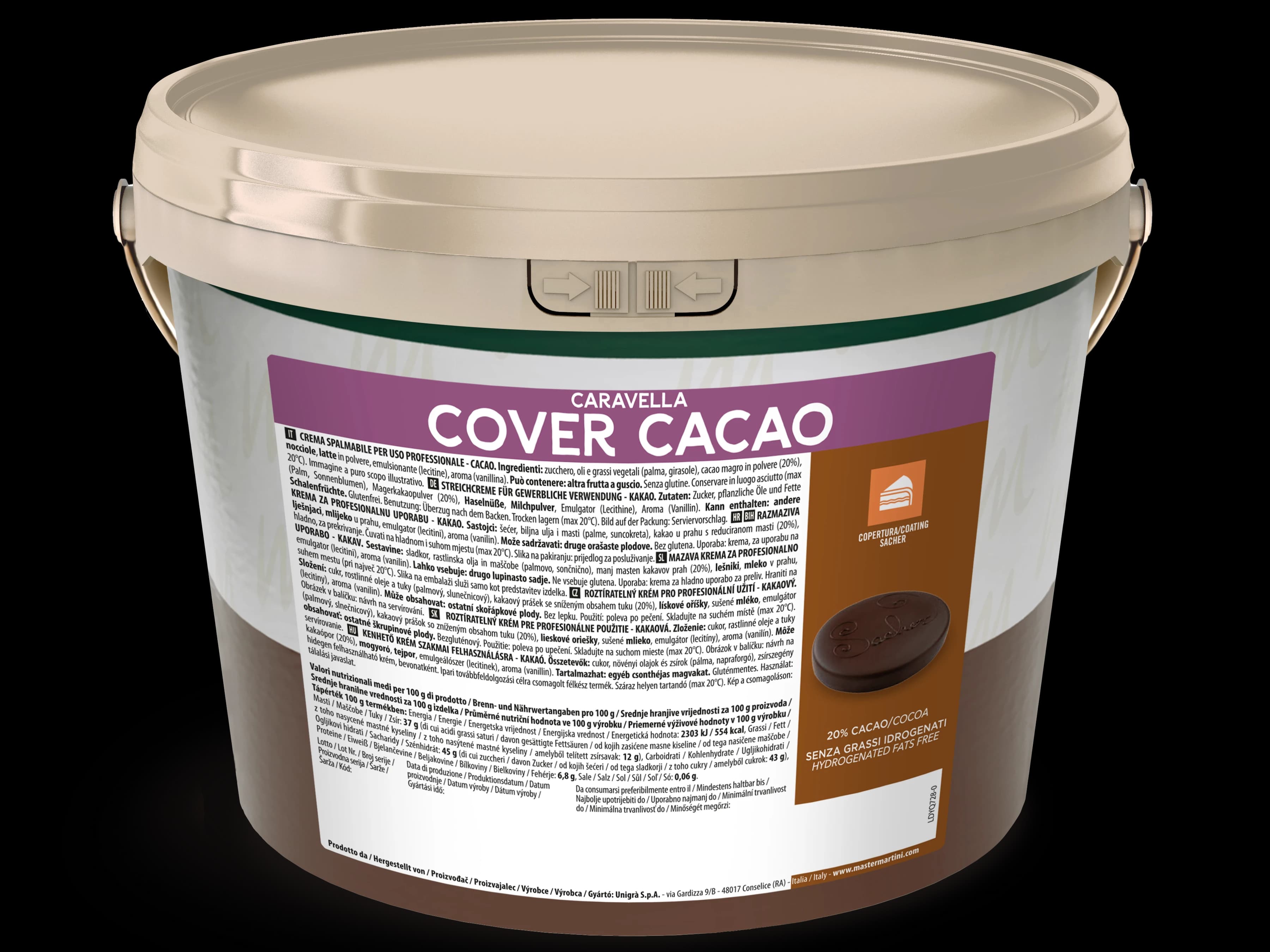 Caravella cover cacao 5kg