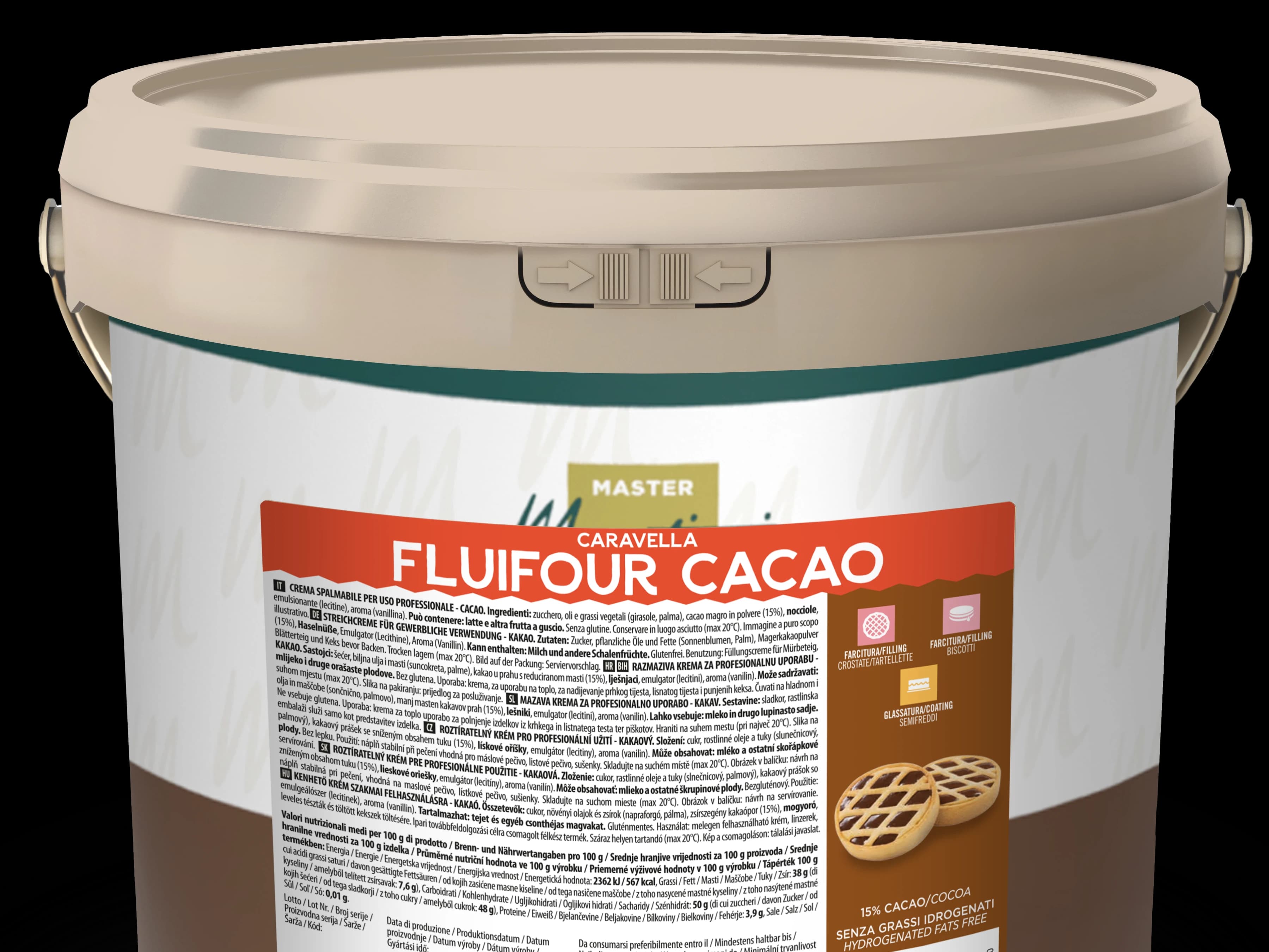 Caravella fluifour cacao 13kg