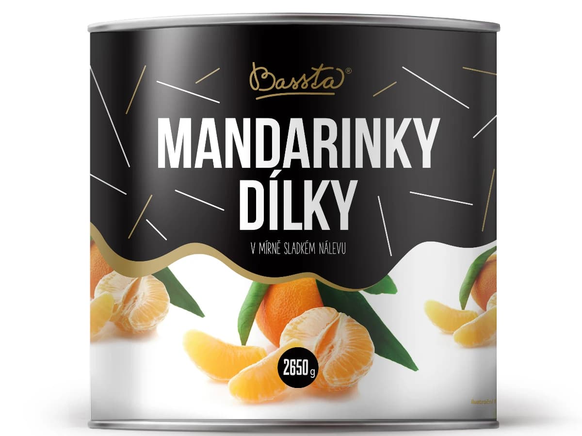 Mandarinky kompot 2600g