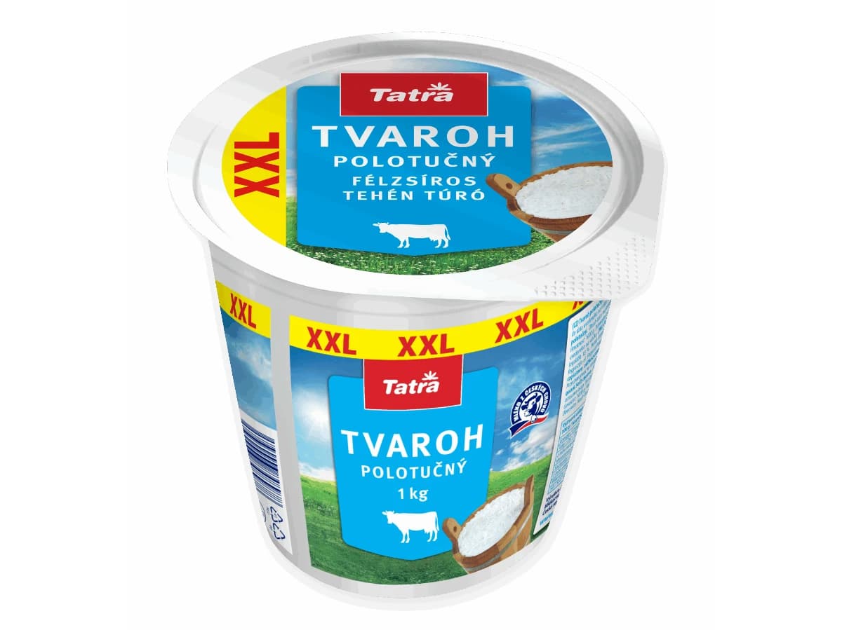 Tvaroh polotučný 18% 1kg