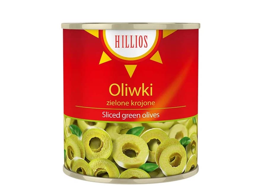 Olivy zelené krájené 3100g