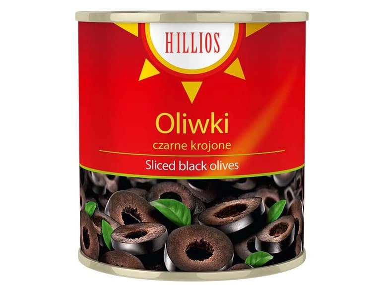 Olivy černé krájené 3100g