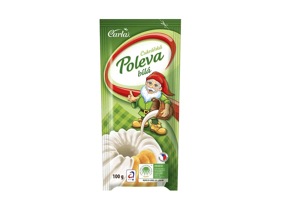 Cukářská poleva bílá 100g (2kg balení)