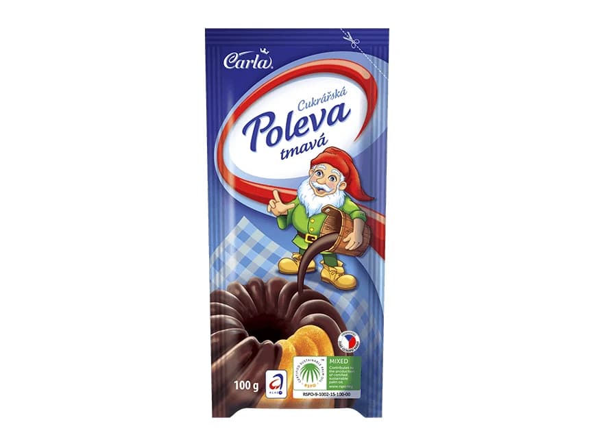 Cukrářská poleva tmavá 100g (2kg balení)